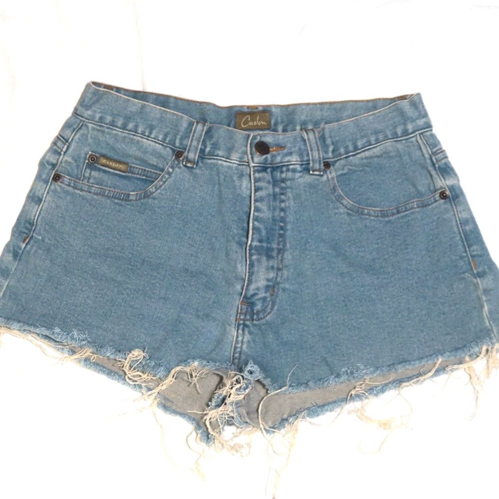 Distressed Denim Shorts